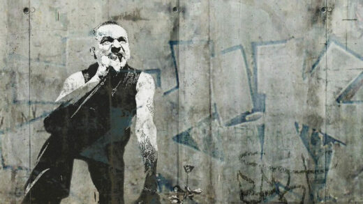 Dave Gahan im Banksy-Style