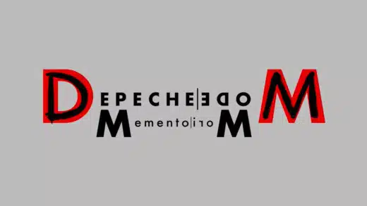 Schriftzug mit "Depeche Mode" und "Memento Mori"